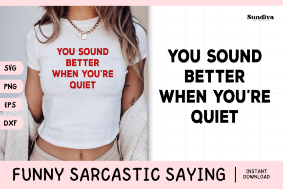 Adding Sass to Branding with Funny Sarcastic Saying SVG 8