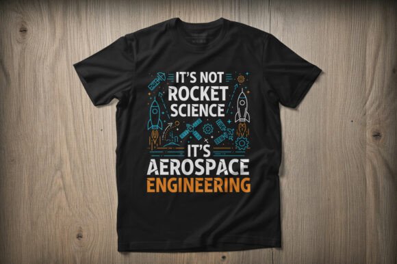 Aerospace Engineering Joke Tee: A Graphic Design Asset for Tech-Inspired Projects
