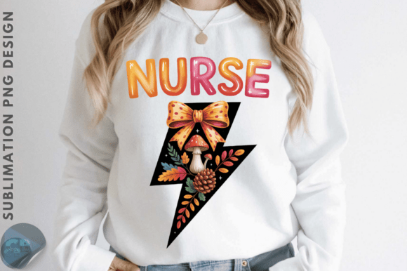 Autumn Fall Nurse Stuffs Halloween Graphics