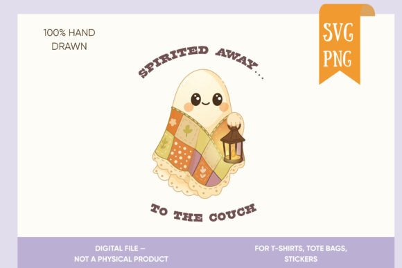 Boho Ghost Halloween Sublimation Funny Graphics for T-Shirt Designs