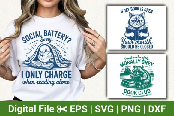 Bookish Fun: A Graphic Design Asset for Creative Branding