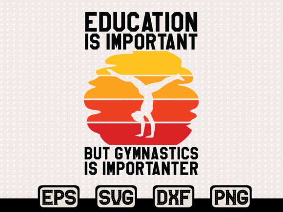 Funny Gymnastics Quote Graphics for T-Shirt Designs