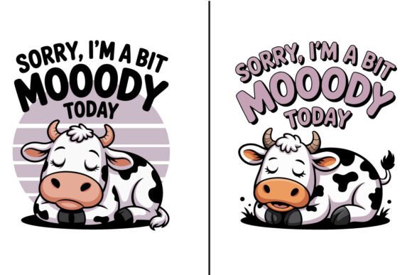 Funny Sarcastic Cow Vector Bundle