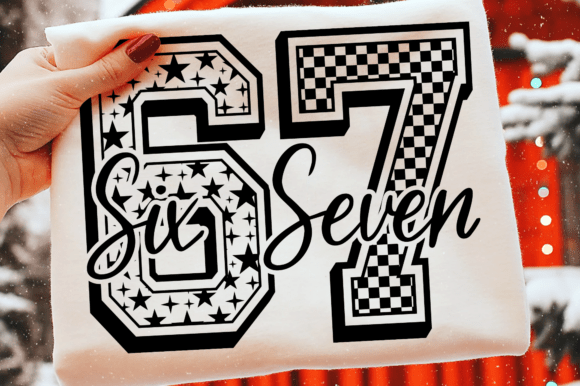 Funny Six Seven Meme Svg for Modern T-Shirt Graphics