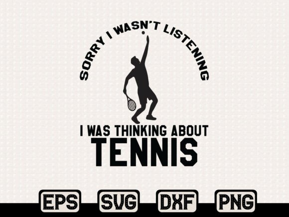 Funny Tennis Player Graphics for T-Shirt Designs