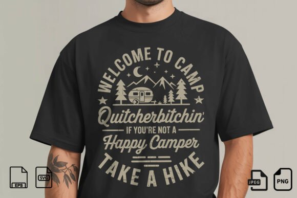 Welcome to Camp Funny SVG Design for Crafts and Graphics